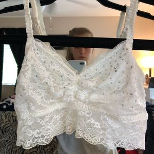 Rhinestone bralette